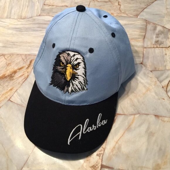 Alaska Eagle Blue Cap Sun Hat